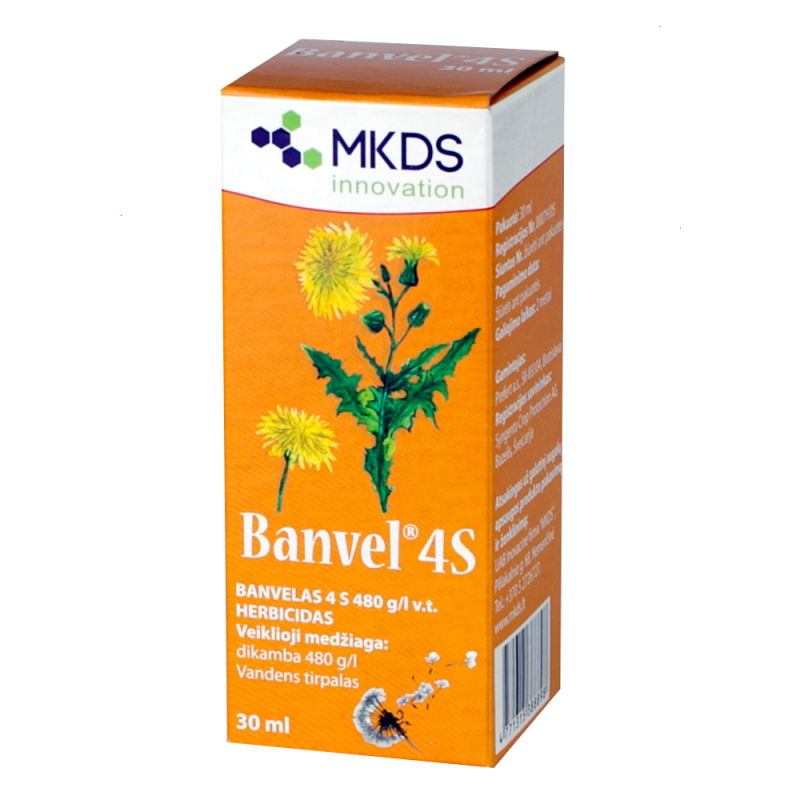 Banvel 4S herbicidas 30ml